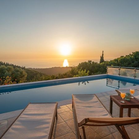 Stone Villa Eriphyle ,Private Witn Sunset View Fiskardo Luaran gambar