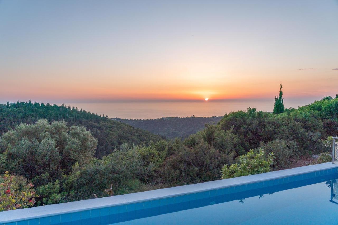 Stone Villa Eriphyle ,Private Witn Sunset View Fiskardo Luaran gambar