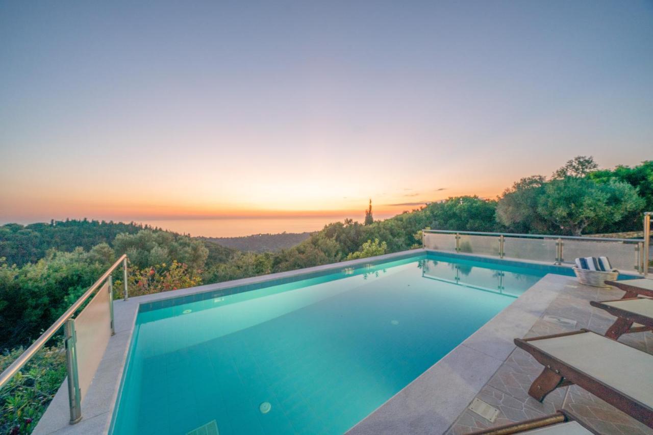 Stone Villa Eriphyle ,Private Witn Sunset View Fiskardo Luaran gambar