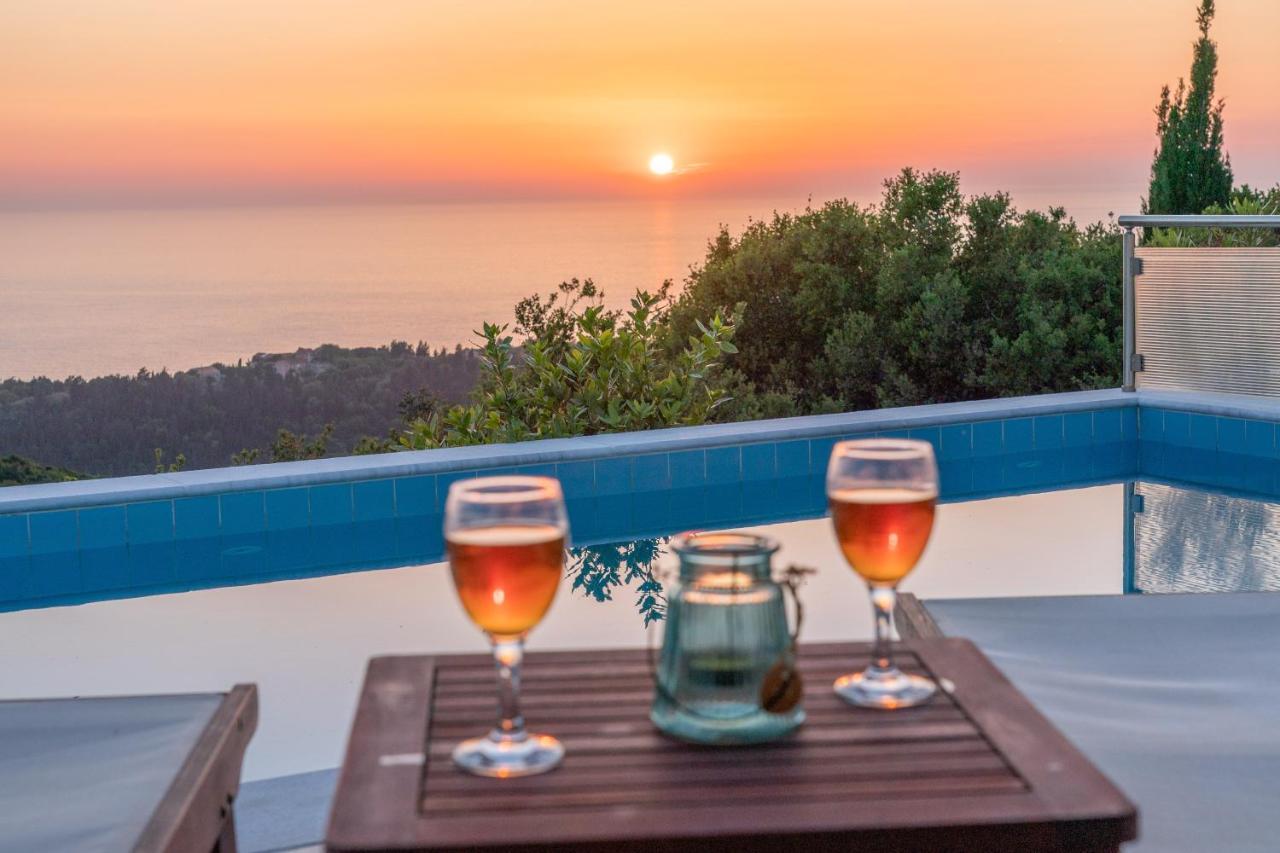 Stone Villa Eriphyle ,Private Witn Sunset View Fiskardo Luaran gambar