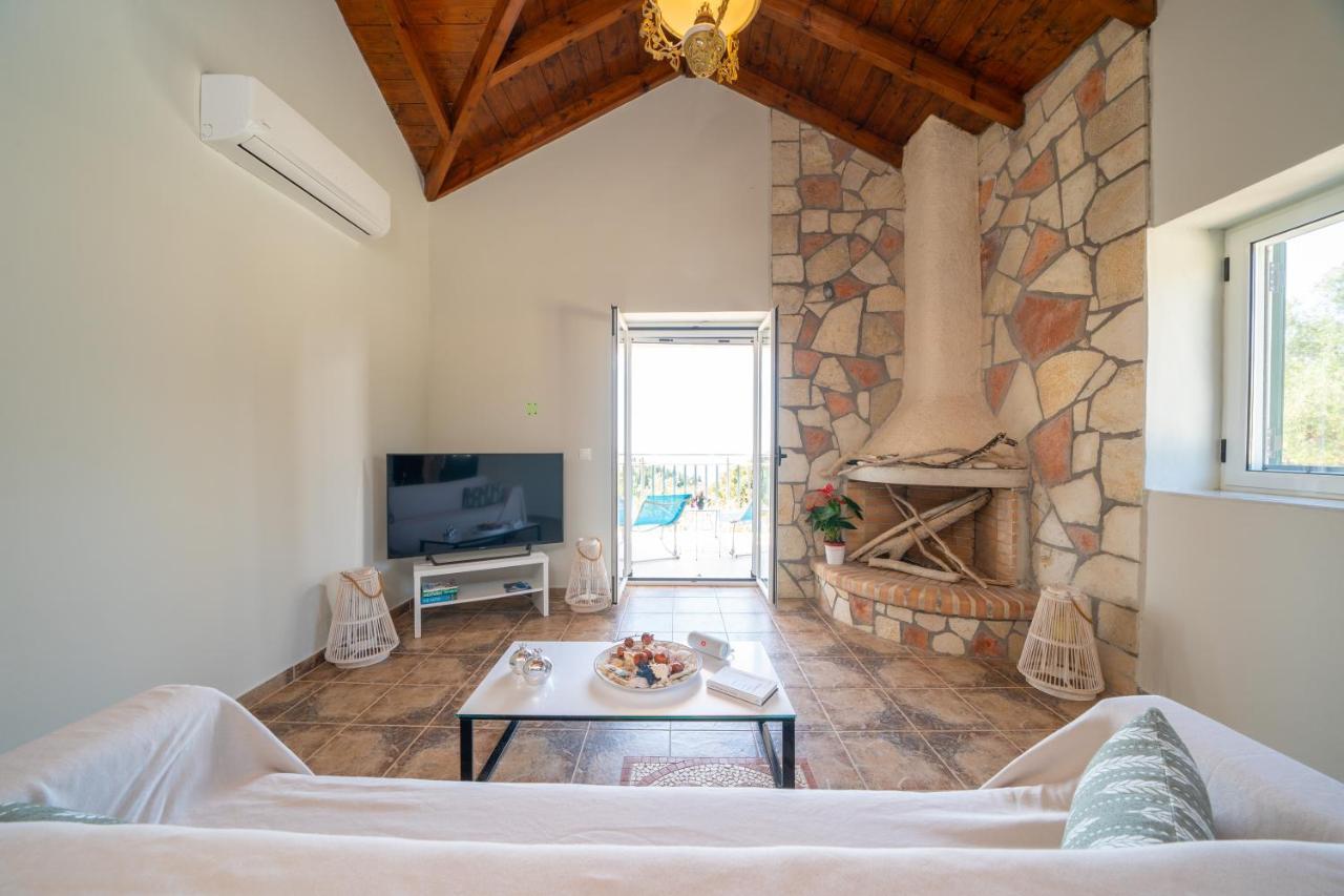 Stone Villa Eriphyle ,Private Witn Sunset View Fiskardo Luaran gambar