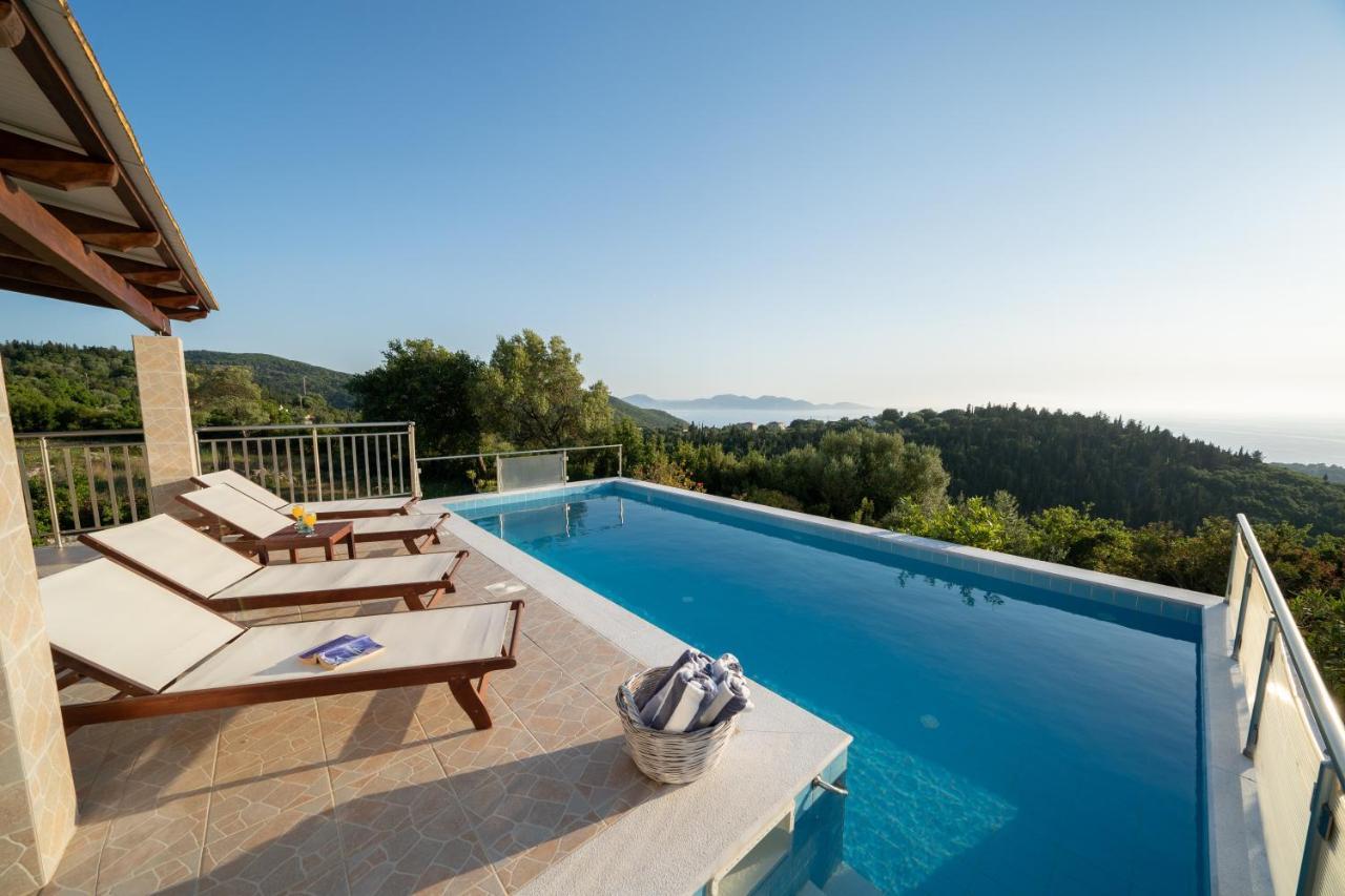Stone Villa Eriphyle ,Private Witn Sunset View Fiskardo Luaran gambar