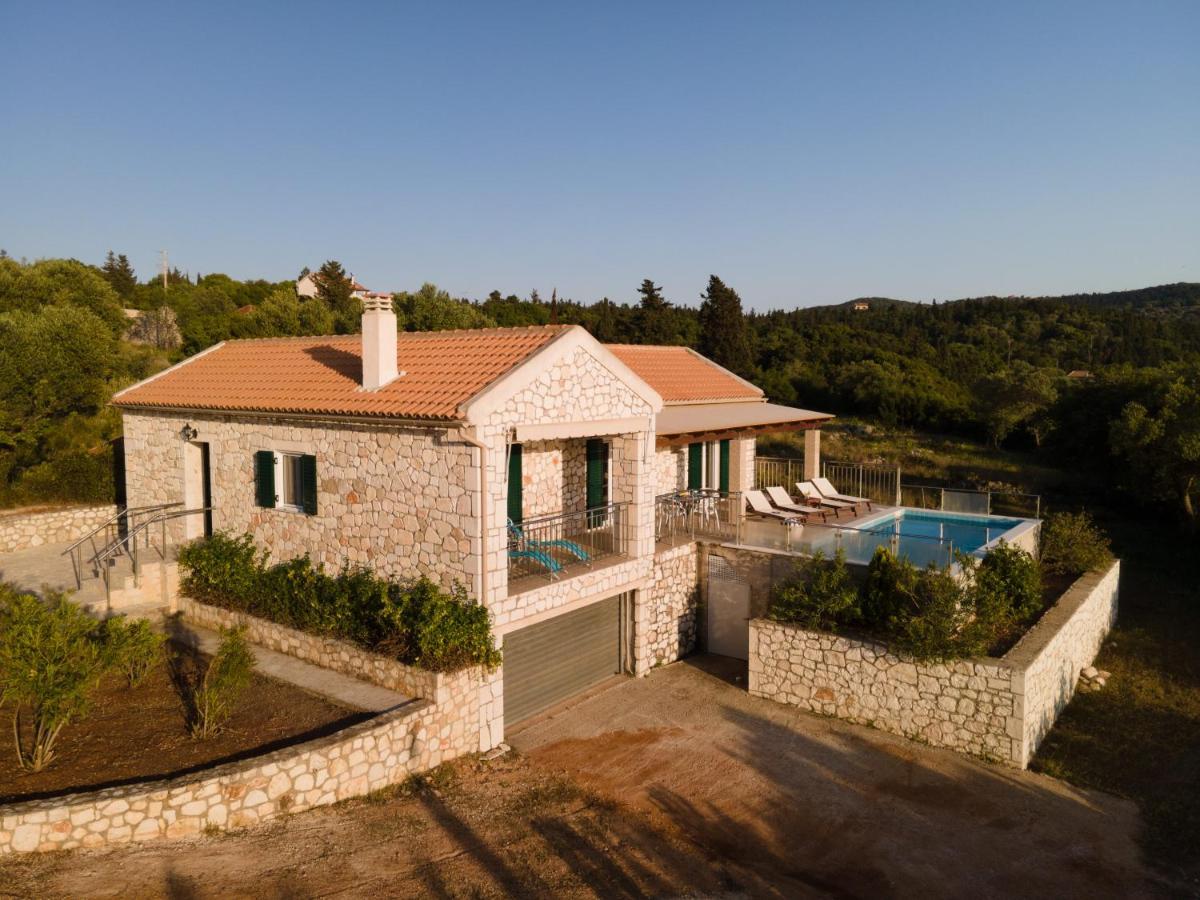 Stone Villa Eriphyle ,Private Witn Sunset View Fiskardo Luaran gambar