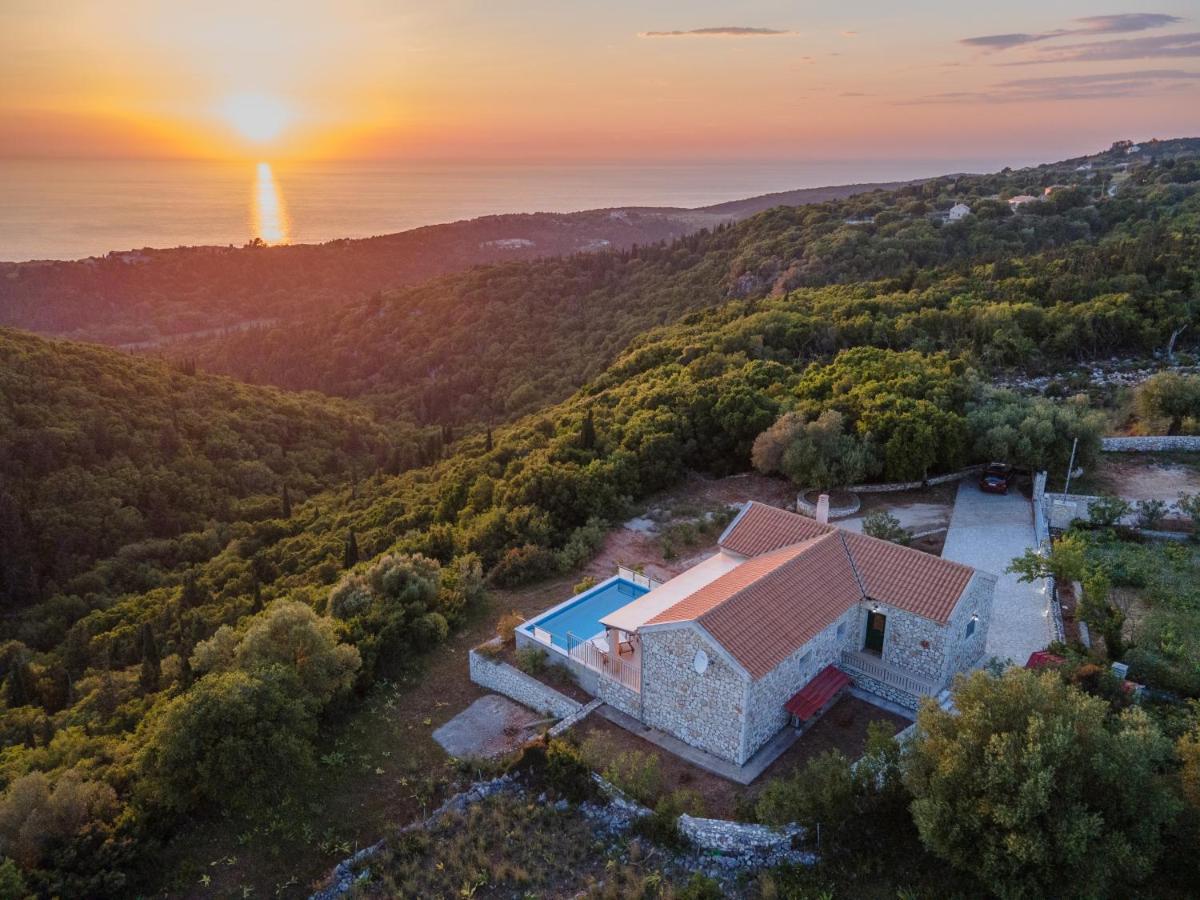Stone Villa Eriphyle ,Private Witn Sunset View Fiskardo Luaran gambar